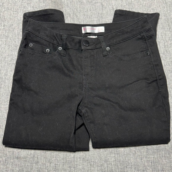 No Boundaries Black Cropped Jeans Size 9 - Picture 2 of 7